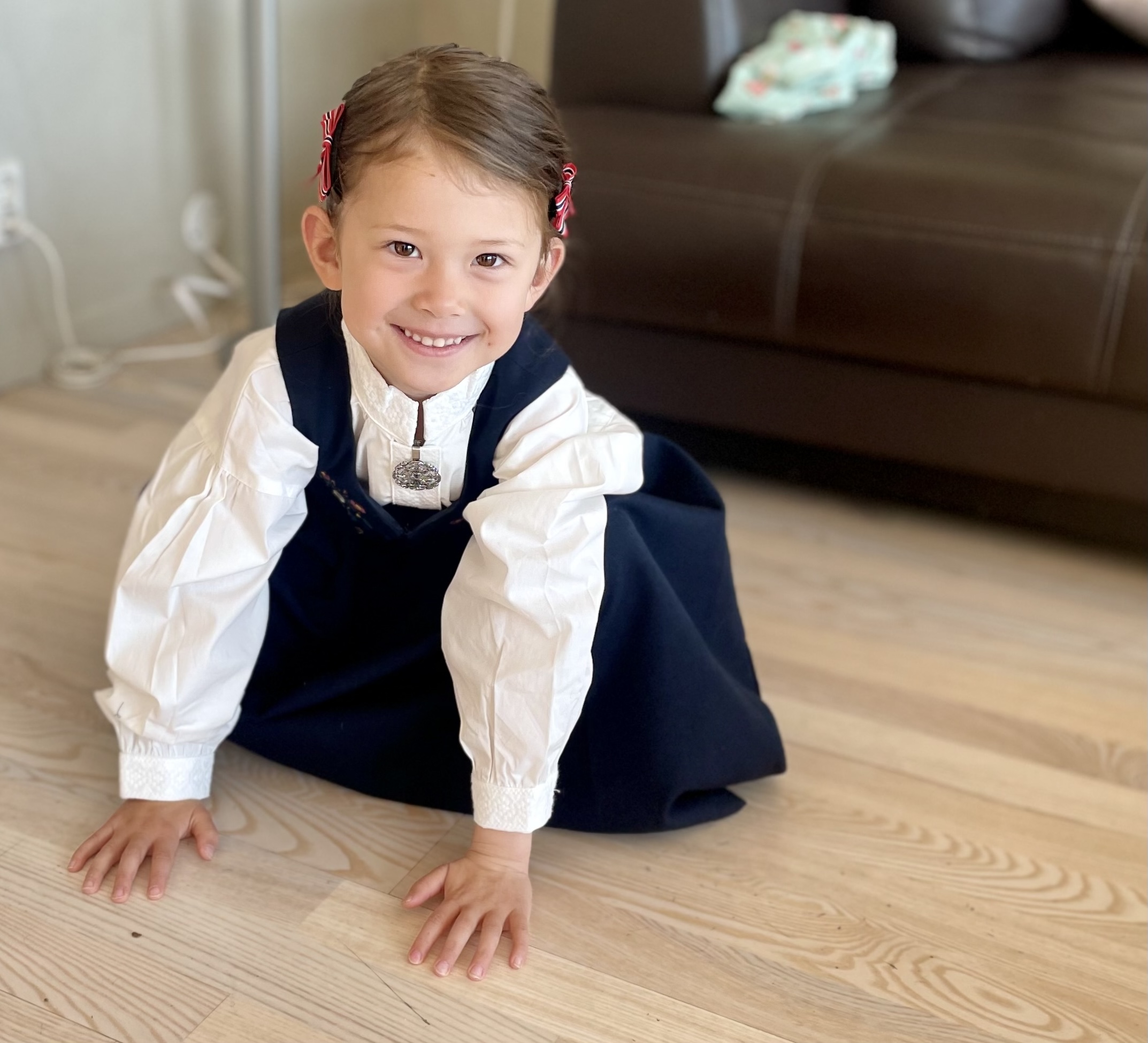 Adeline Lee Høie dressed up for national day - May 17th